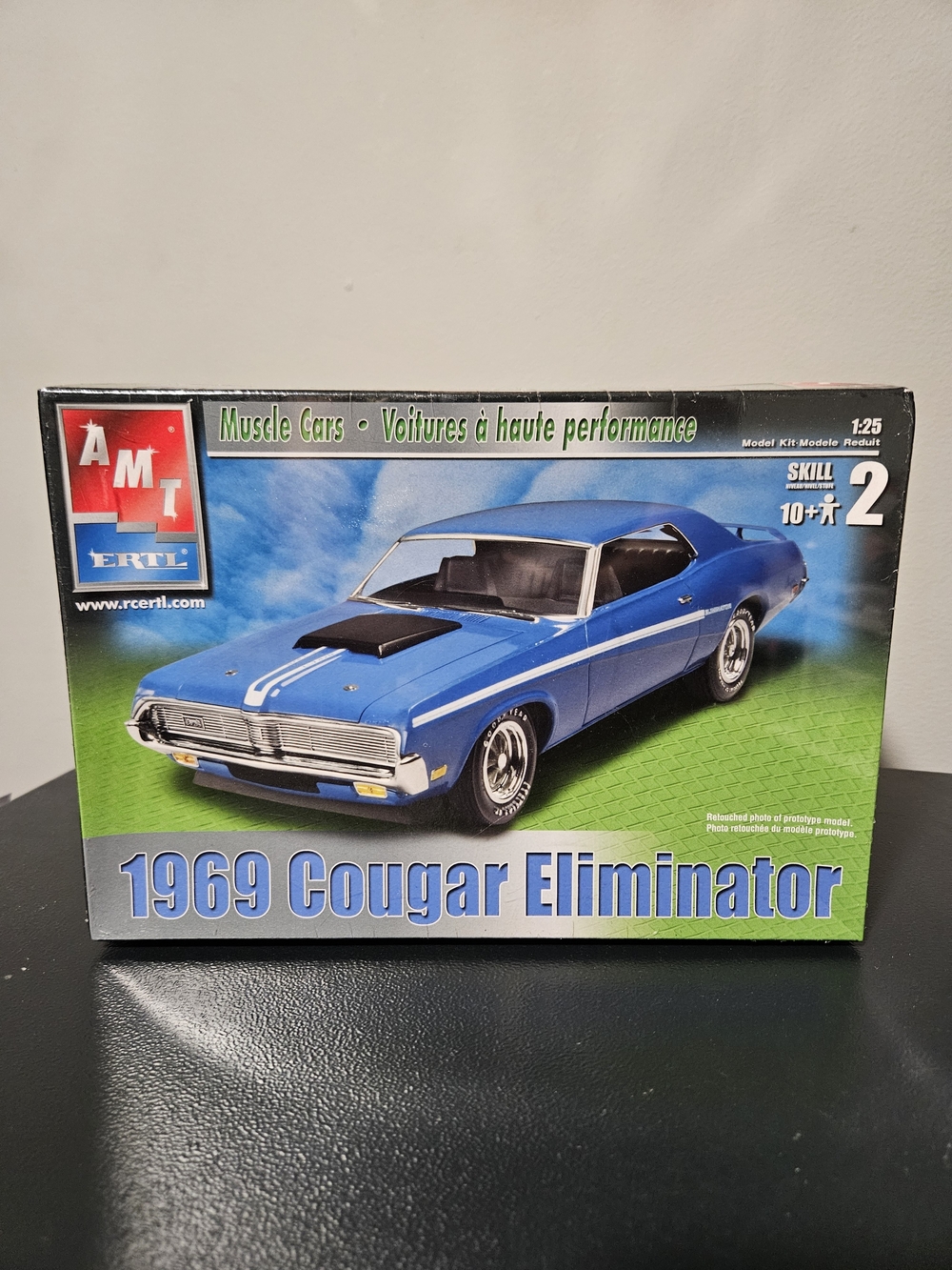 1969 Cougar Eliminator Plastic Model Kit By AMT